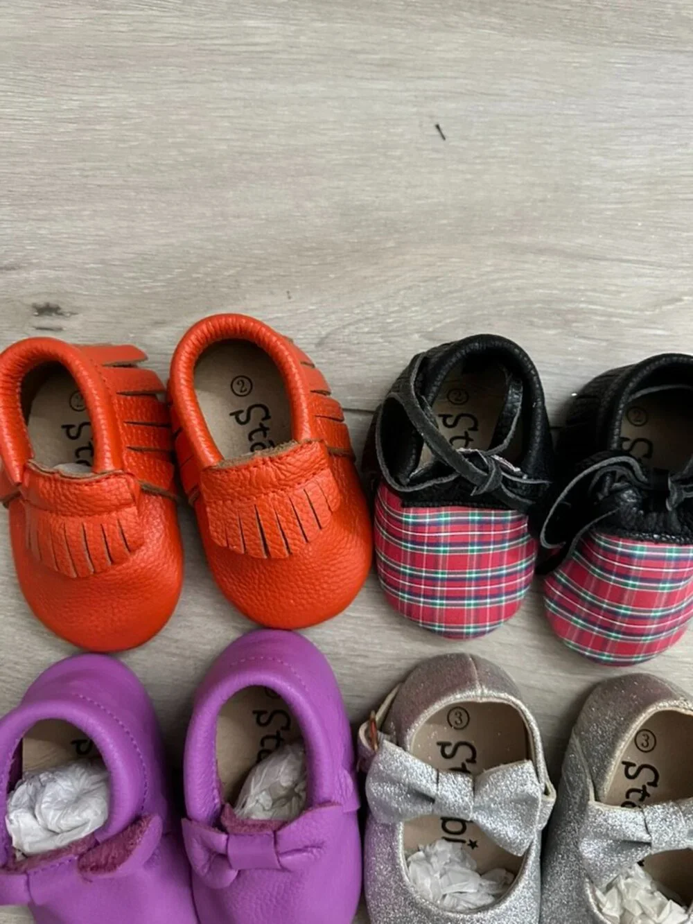 4 pairs Size 2 Size 3 lots Baby Shoes Lots Flash Sale toddler Shoes Sandals